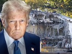 Donald Trump demolió un ala de la Casa Blanca para construir un lujoso salón