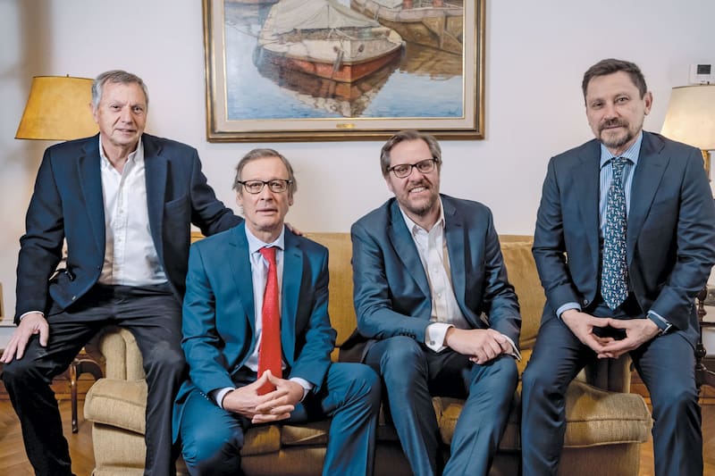 Miguel Montemerlo, Gabriel Fissore, Javier Alegría y Pablo Buey Fernández.