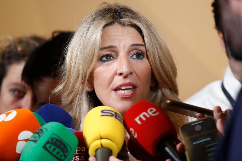 Díaz sugiere una mayor carga fiscal para los elevados salarios de los altos ejecutivos (foto: archivo EFE).