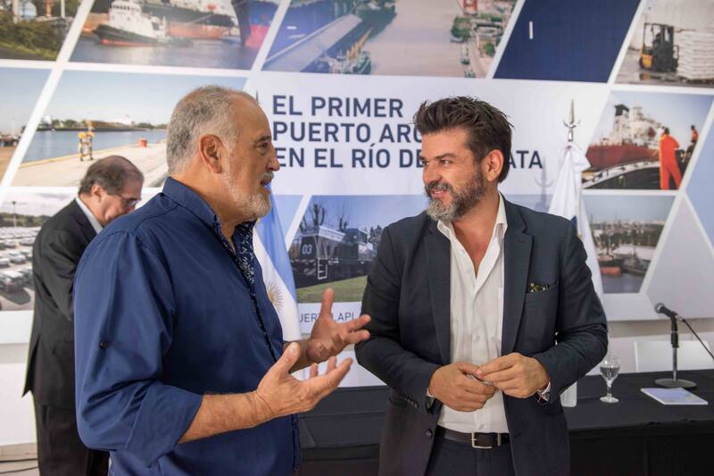 José Lojo junto al CEO de TecPlata, Juan Pablo Trujillo.