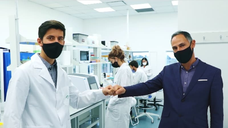Esteban Lombardía y Adrián Rovetto, fundadores del Laboratorio Terragene