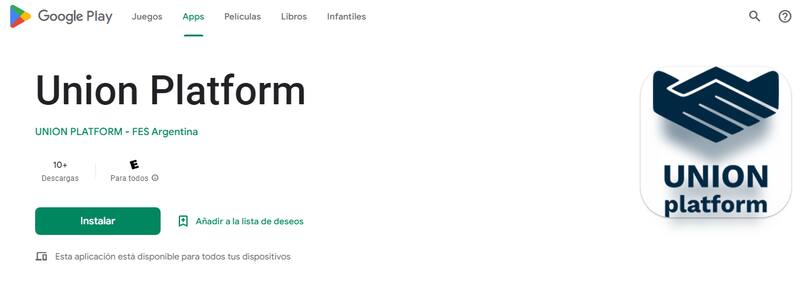 La aplicación está disponible en Google Play.