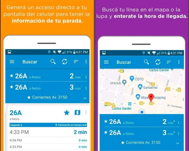 Cuándo Subo es una de las aplicaciones más populares para saber a qué hora pasa el colectivo.