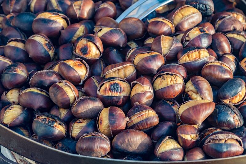 Las castañas son típicas en España. (Foto: Shutterstock).