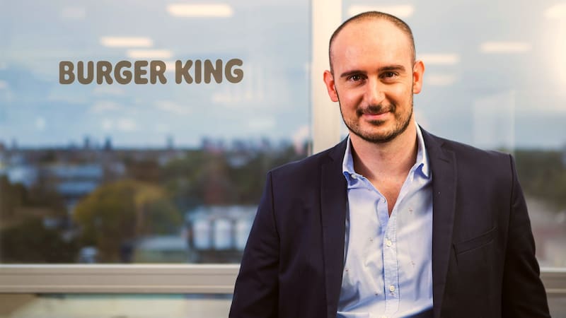 Desde 2022 el ejecutivo se ocupa de la estrategia de marketing de Burger King para Cono Sur.