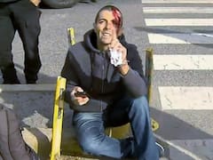 Atropellaron al fiscal Delgado cuando circulaba en bicicleta y tendría heridas leves