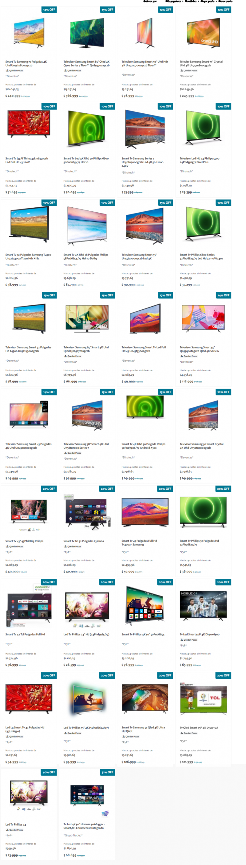 Ofertas en Banco Nación.