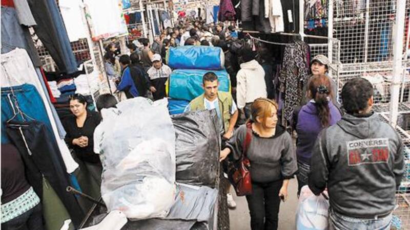 Imágenes del mercado de La Salada