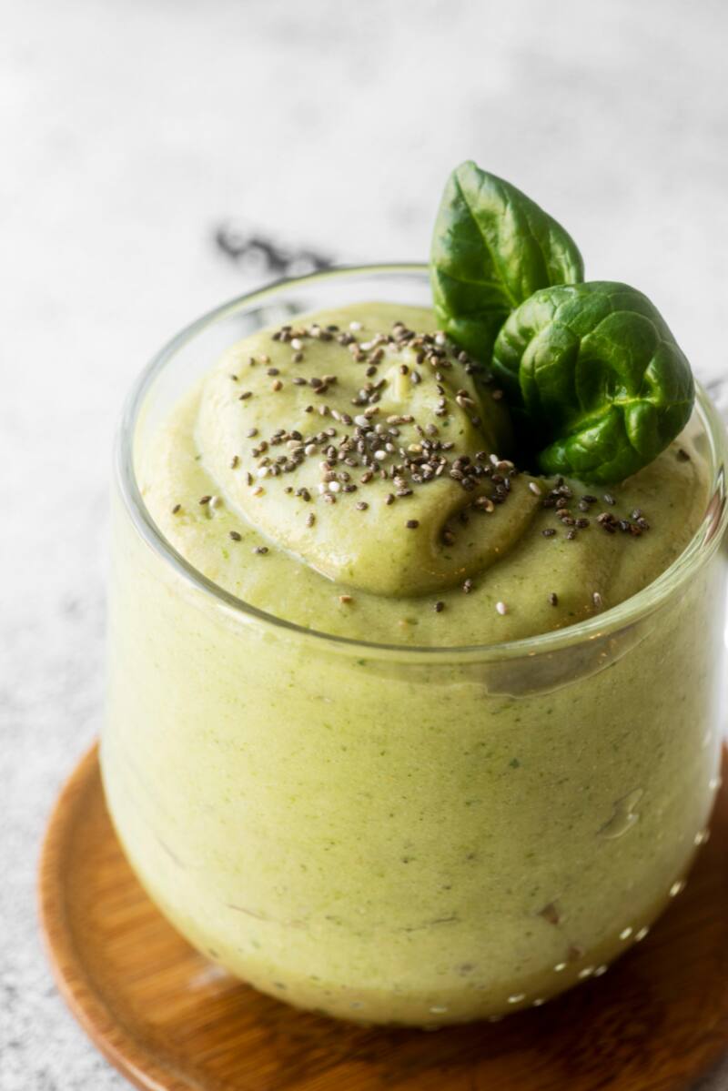Delicioso batido verde. Fuente: Freepik.