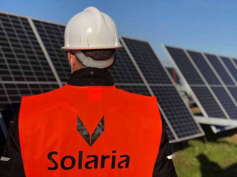 Record historico | Solaria, la gran protagonista de la bolsa esta semana con un alza del 18%. Fuente: Archivo