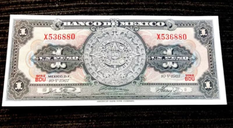 Así luce el billete de 1 peso por el que pagan una fortuna. Foto: captura Mercado Libre