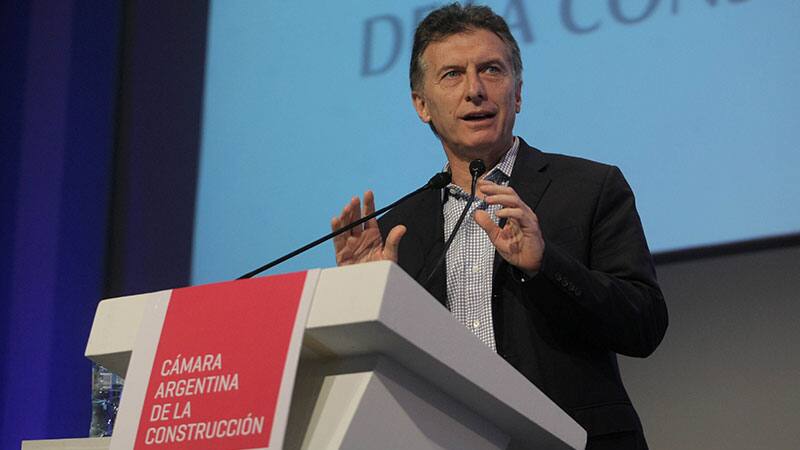 Mauricio Macri en la Cámara Argentina de la Construcción