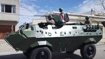 El patrullaje con vehículos militares comenzará en una semana