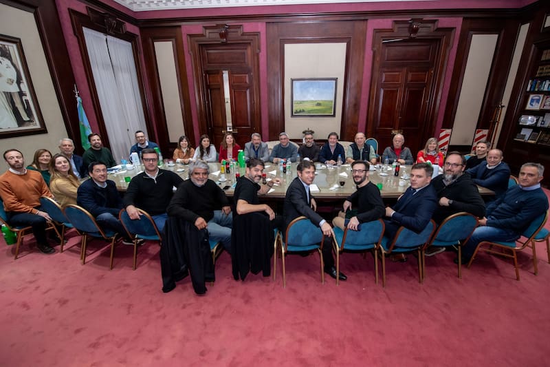 El lunes Axel Kicillof reunió a su gabinete en la Casa de Gobierno en La Plata