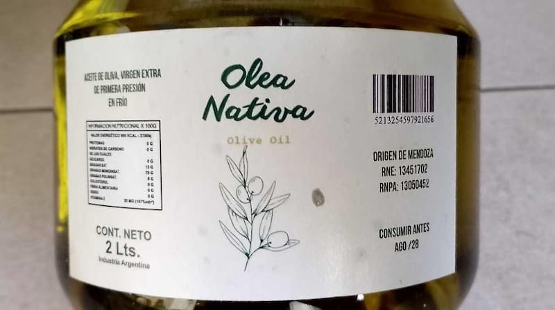 Uno de los aceites de oliva que prohibió ANMAT.