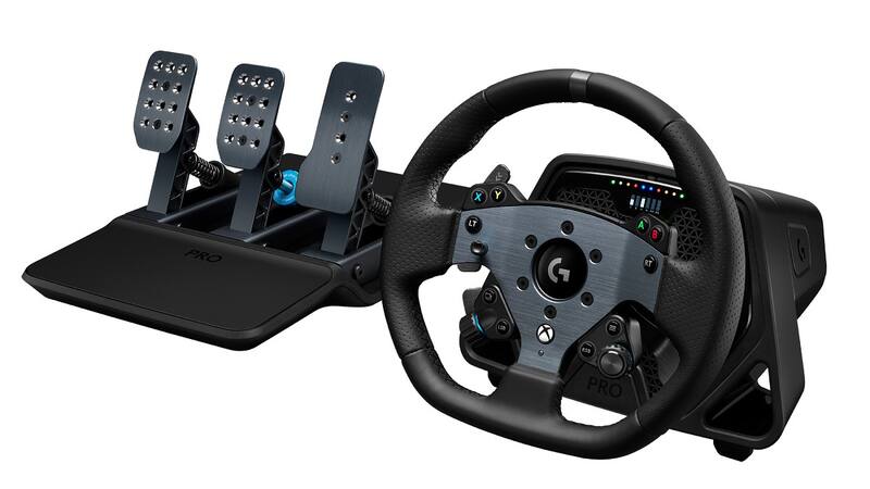 El Logitech Pro Racing, con avanzado sistema de Force Feedback.