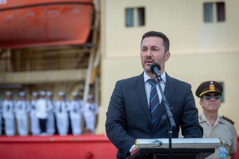 El ministro de Defensa, Luis Petri