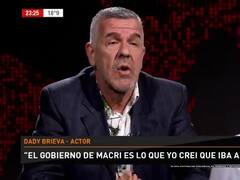 Dady Brieva sobre la corrupción K: "Si no hay cadáver, no hay homicidio"
