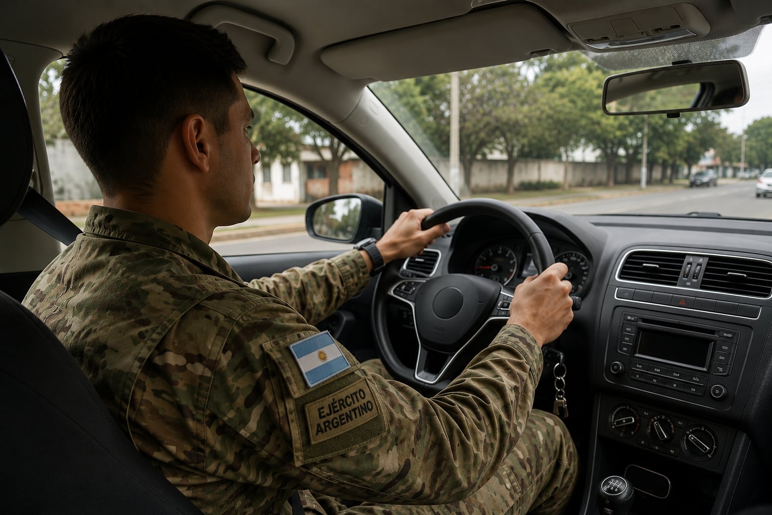 El Gobierno autorizó a las Fuerzas Armadas a trabajar en autos de aplicación, repartos o servicios de seguridad privada