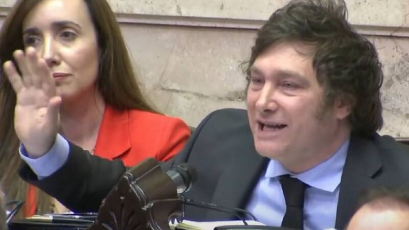 Milei criticó la forma en la que Guzmán está realizando las negociaciones con el FMI.