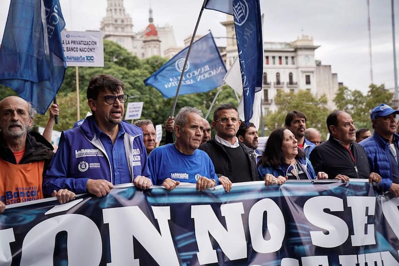 La Asociación Bancaria se suma al paro nacional.