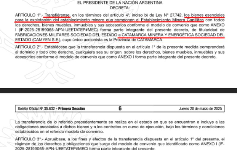 El decreto publicado este jueves en el Boletín Oficial