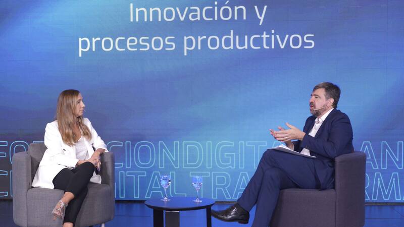 Ana Vainman, directora ejecutiva de Afarte, junto a Hernán de Goñi, director periodístico de El Cronista