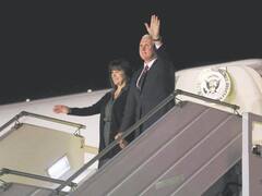 El vice de Trump llegó para relanzar la relación con mayor impronta comercial