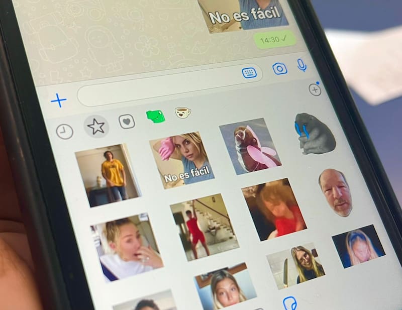 Así lucen los stickers de WhatsApp.