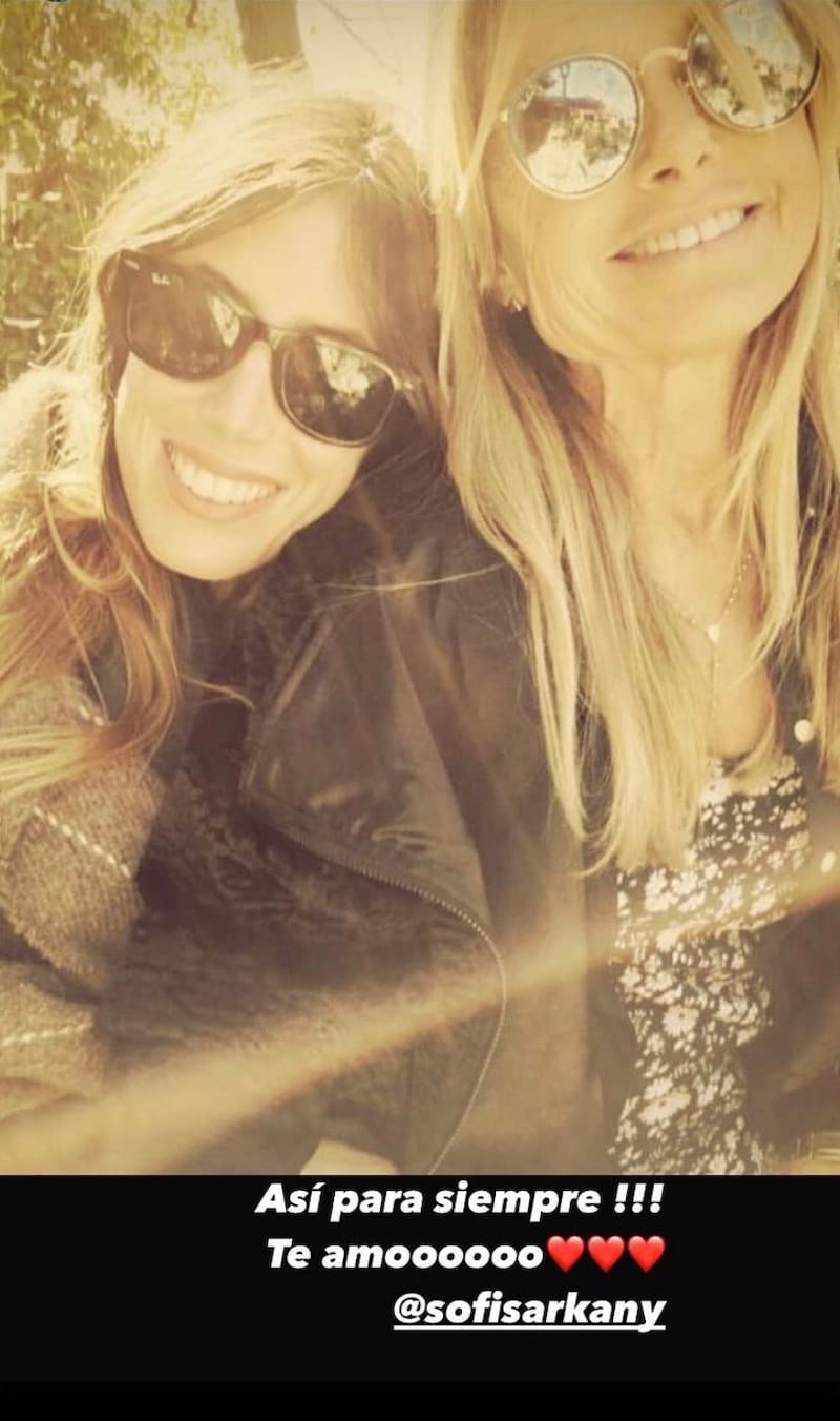 Graciela Papini publicó una emotiva storie en su cuenta de Instagram, despidiendo a su hija mayor