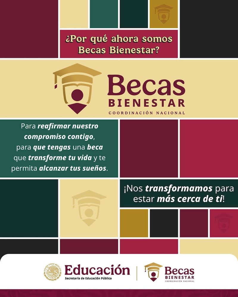 Cambian las Becas Benito Juárez y ahora son Becas Bienestar. Fuente: Gobierno de México