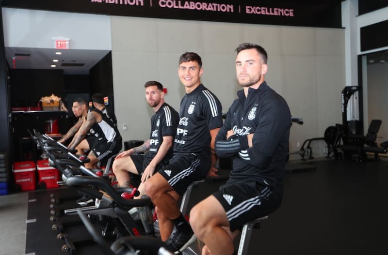 La Selección argentina se prepara para el partido ante Jamaica