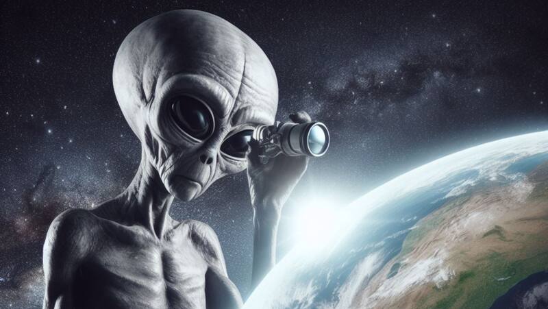 La dificultad para detectar vida inteligente en otros sistemas podría ser causada por el uso eficiente de fuentes de energía por parte de las civilizaciones avanzadas. (Foto: Generador de imágenes Microsoft Bing)