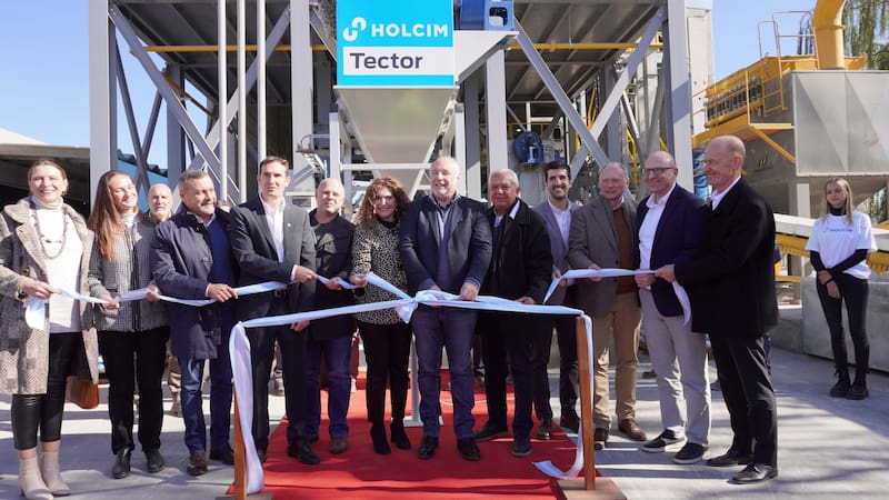 A mediados de año Holcim inauguró su fábrica de morteros en Córdoba
