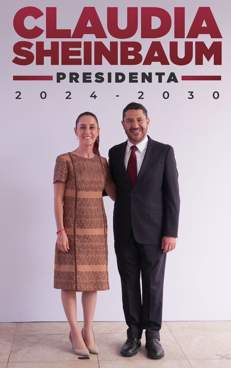 Claudia Sheinbaum designó a Martí Batres en el ISSSTE. Fuente: Claudia Sheinbaum