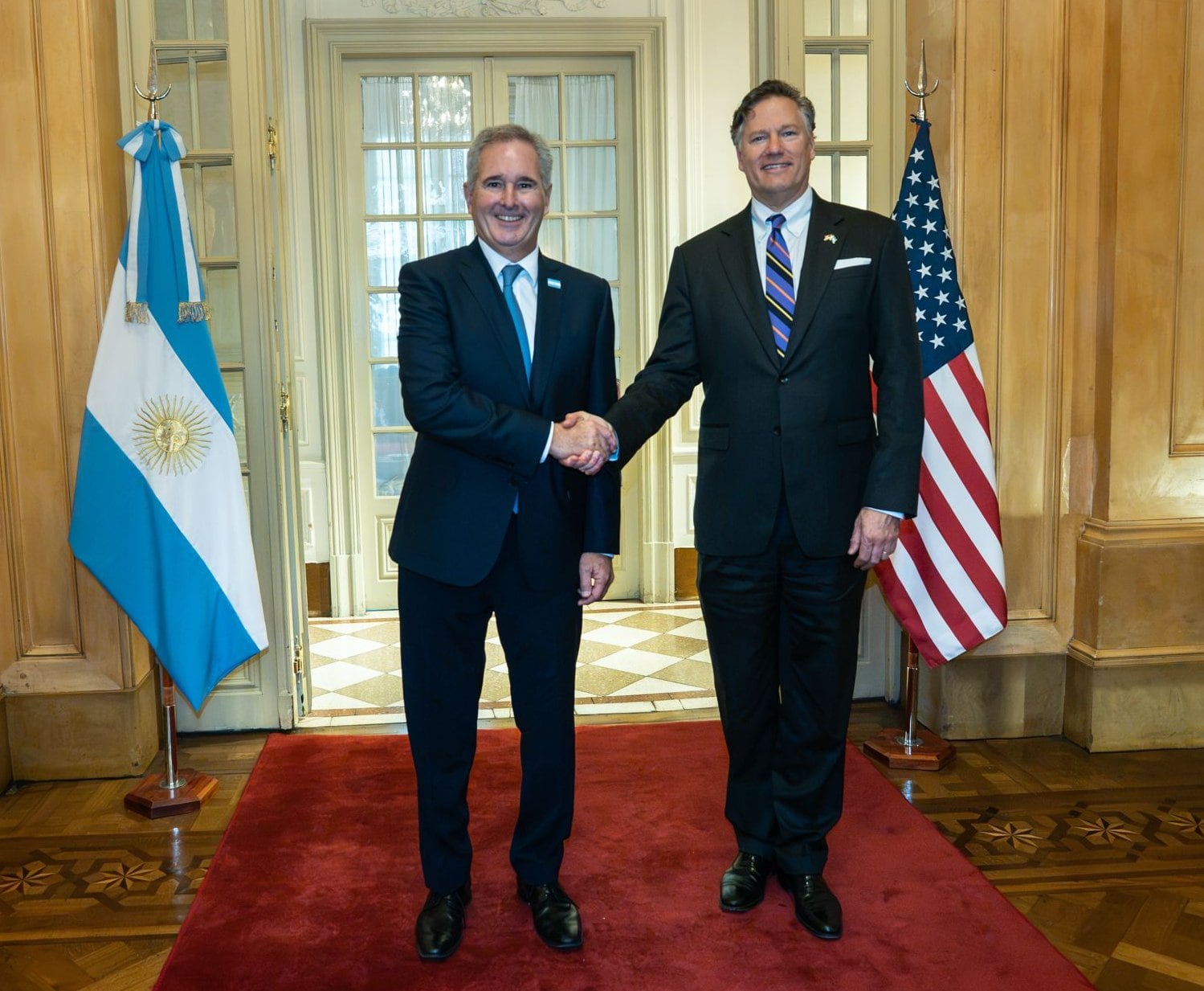 Christopher Landau - Pablo Quirno (EEUU en el Palacio San Martín)