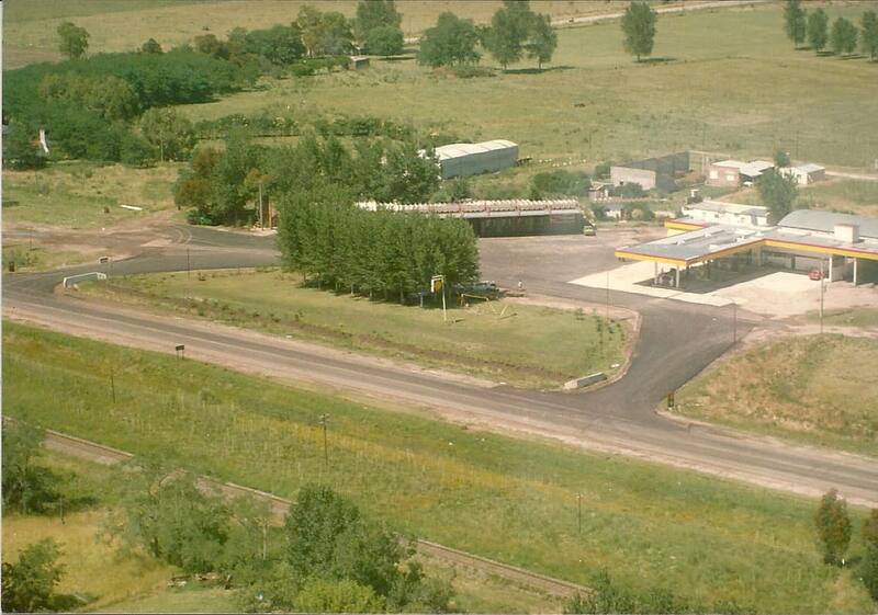 El predio que encontraron los Moro en los 80 tenía una estación de servicio y un restaurante.