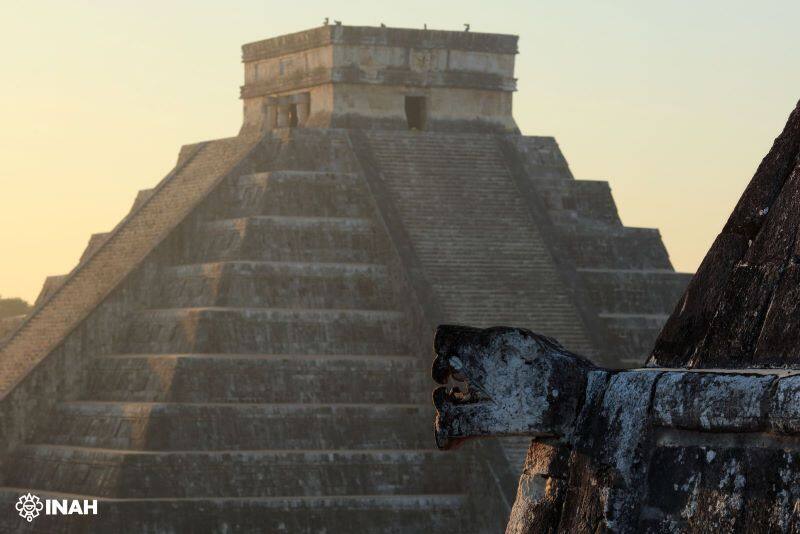 La Zona Arqueológica de Chichén Itzá se prepara para recibir a los turistas. Fuente: INAH.