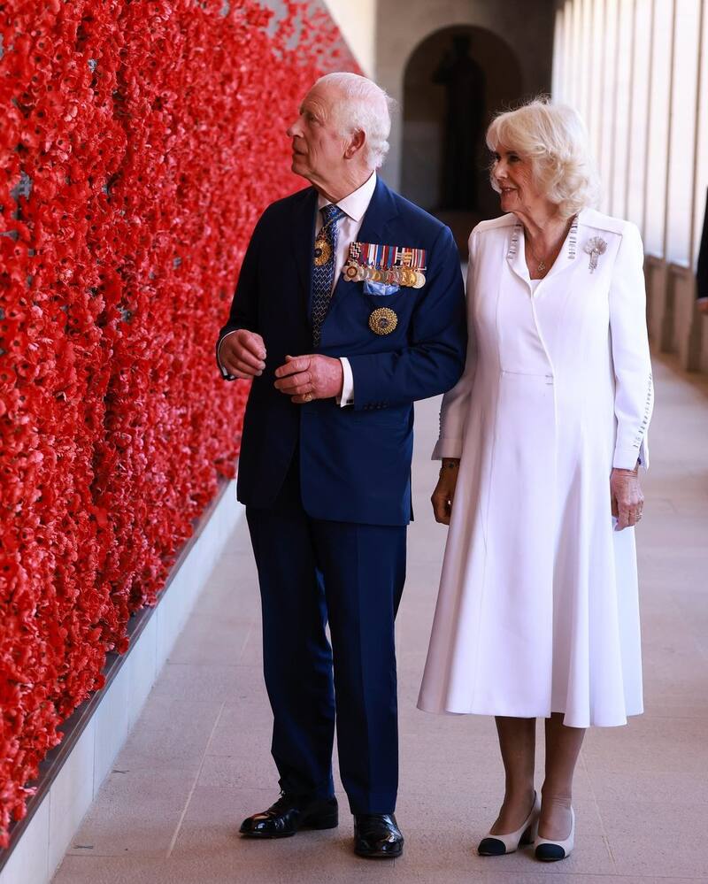 Rey Carlos III y reina Camila. Fuente: Archivo.