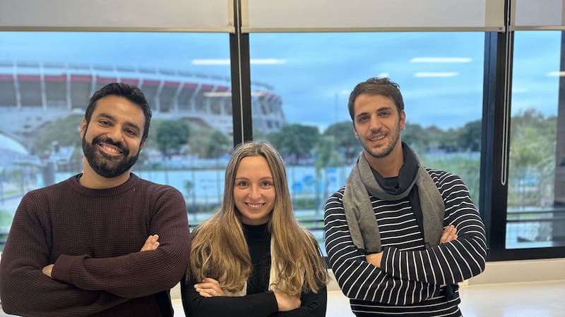 Guido Molina, Julieta Luz Porta y Martín Guerrero, fundadores de SphereBio.