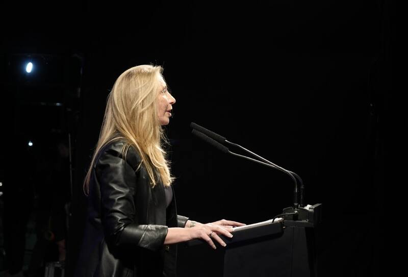 La secretaria general de la Presidencia, Karina Milei; quien también es la nueva presidenta nacional de LLA.