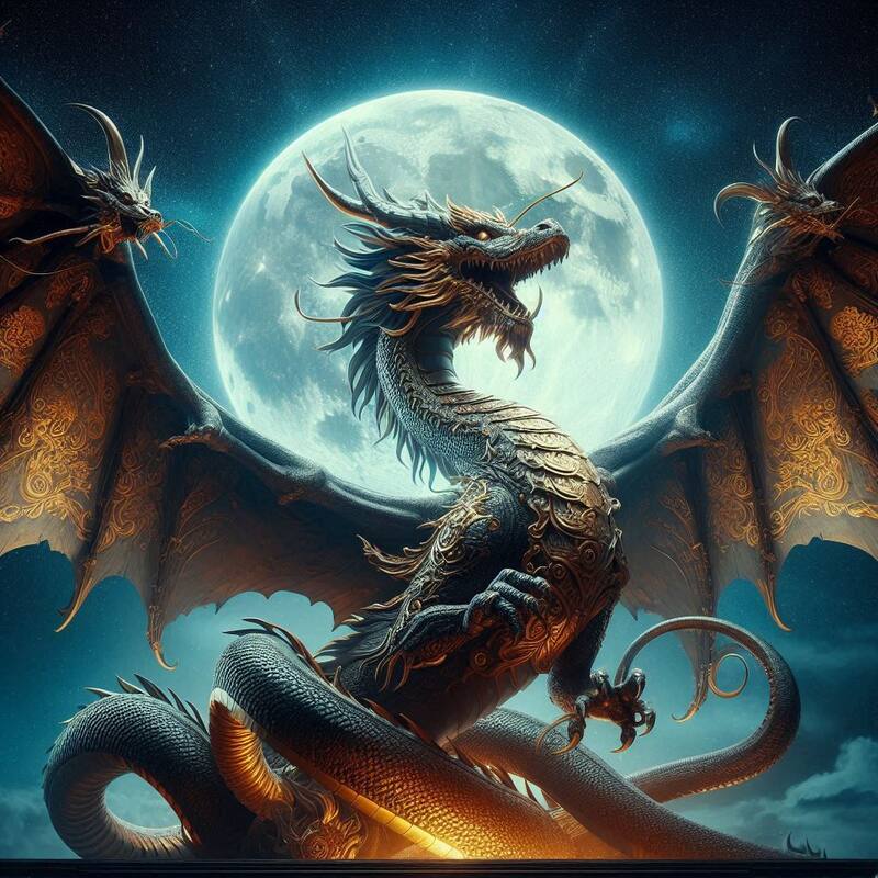 El Dragón de Madera. Fuente: Bing AI.