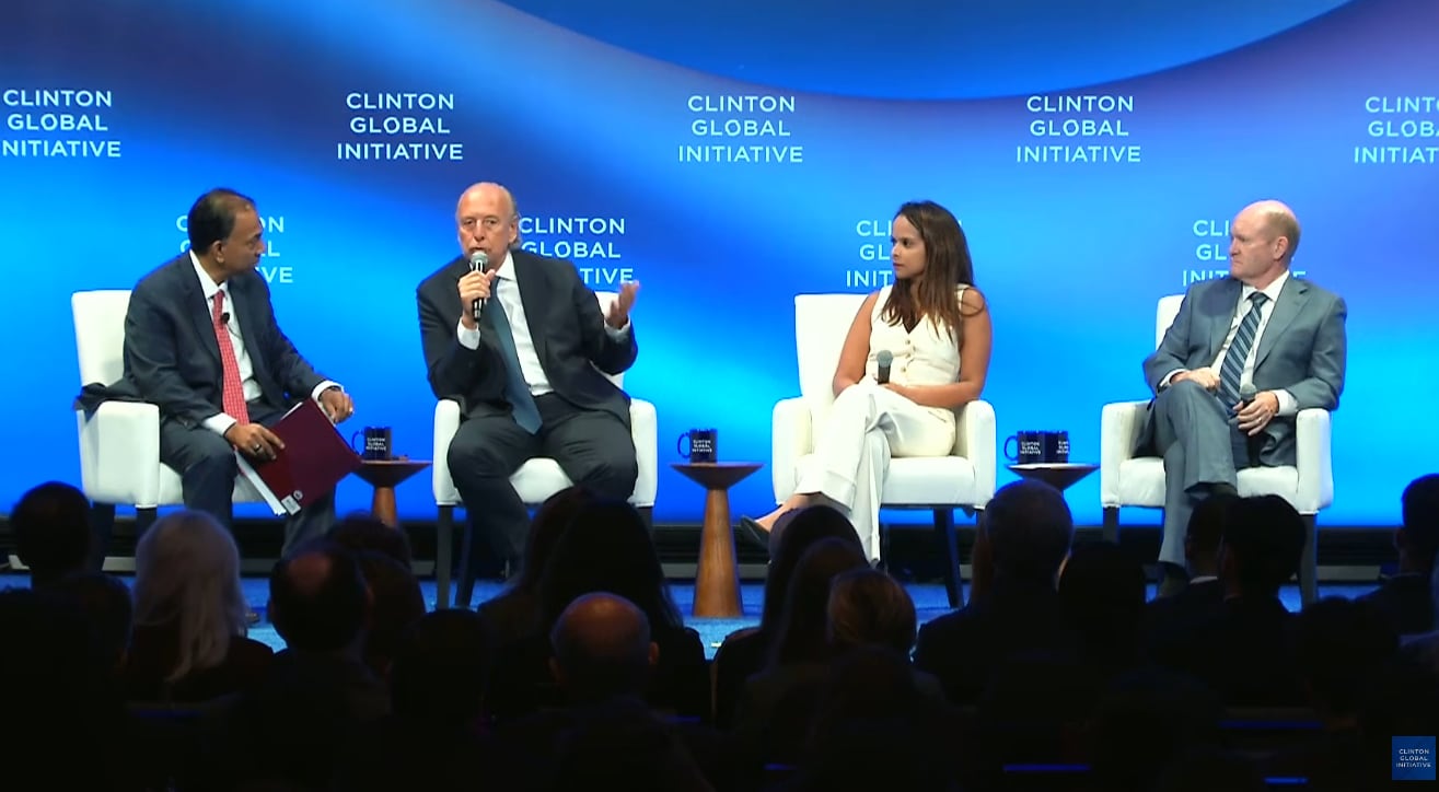 Manzano participó del panel Scaling Resilient Energy Infrastructure, dedicado a los minerales críticos y las tierras raras, en la Clinton Global Initiative 2026 de la Clinton Foundation.