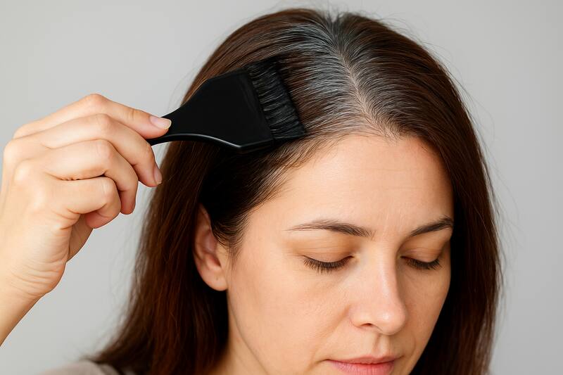 La henna puede ofrecer un color duradero para tapar las canas. (Fuente: archivo)