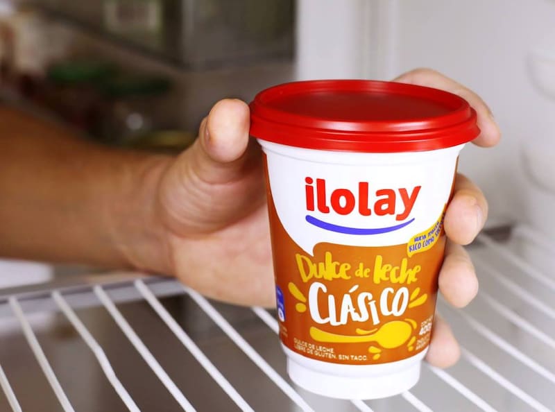El dulce de leche es uno de los productos más conocidos de Ilolay. Es uno de los tres más vendidos del país