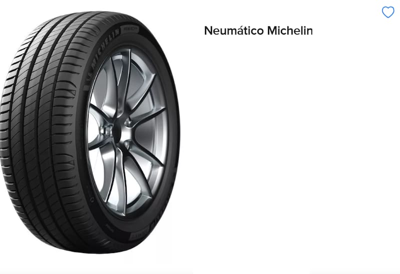 Las llantas de verano, como las de la marca Michelin, están diseñadas para ofrecer un mejor rendimiento en carreteras secas y calientes. Foto: mercadolibre.com