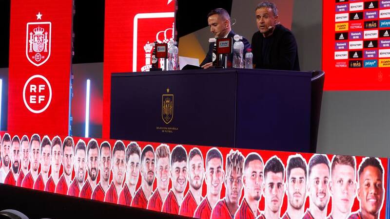 Luis Enrique dio la lista de 26 jugadores que van al Mundial Qatar 2022.(Foto: EFE).