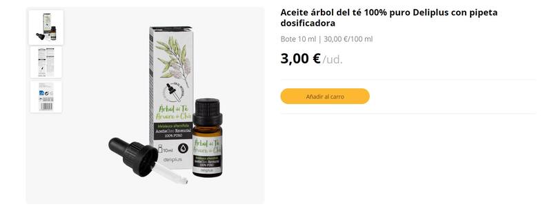 Este aceite de Deliplus se usa en el cabello y en algunos tratamientos dérmicos. (Foto: mercadona.es)
