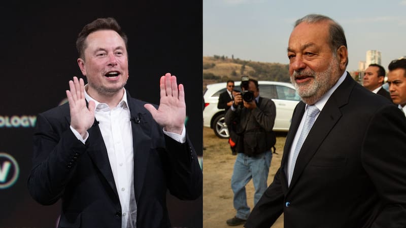 Elon Musk y Carlos Slim intentaron hacer un negocio millonario pero el mexicano cambió de estrategia. Foto: Archivo Cronista México.