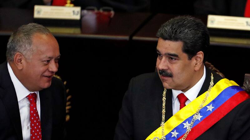 Nicolás Maduro y Diosdado Cabello se mostraron desafiantes con EE.UU.